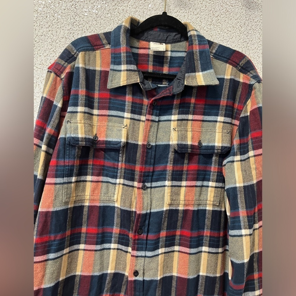 THE NORTH FACE Arroyo Long Sleeve Flannel Shirt | size XL - Picture 5 of 7